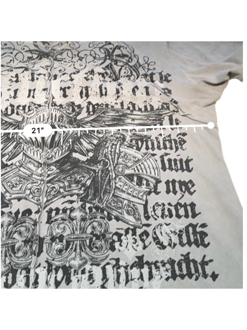 Affliction Mens Graphic Distressed  Short Sleeve T-SHIRT Size XL - Picture 8 of 9
